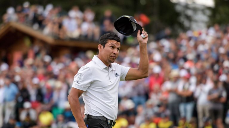 Andres Romero led overnight but bogeyed three of the first five holes