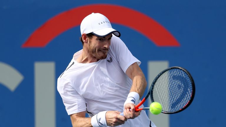 Murray's win over Sandgren was his first individual win on the ATP Tour since January