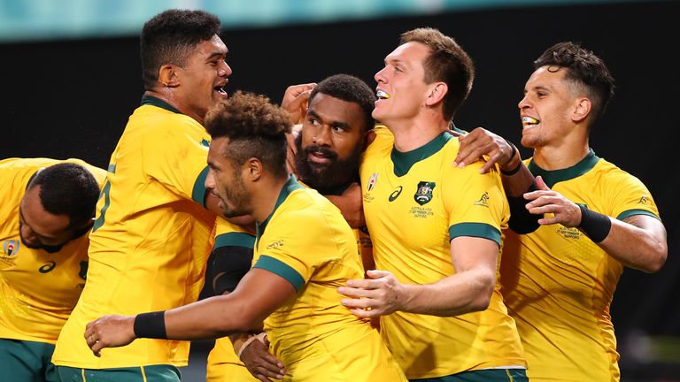 The Wallabies turned things around to beat Fiji in Rugby World Cup Pool D