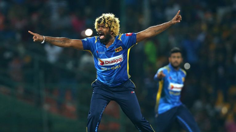Sri Lanka's Lasith Malinga took four wickets in four balls for the second time in his international career