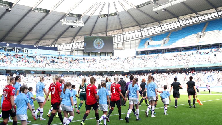 More than 31,000 fans packed into the Etihad Stadium to witness the historic Manchester derby