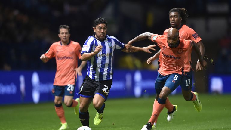 Everton fielded a strong side at Hillsborough including Fabian Delph