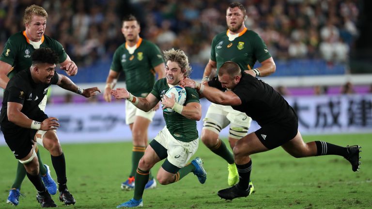 Faf de Klerk is rested for South Africa's match against Namibia