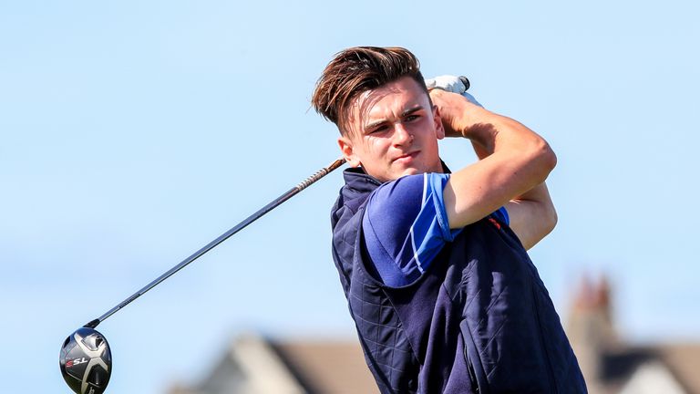 Conor Gough also impressed on the opening day at Royal Liverpool