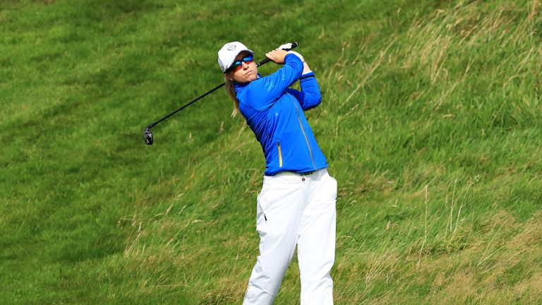 Jodi Ewart Shadoff won the opening hole but struggled from there