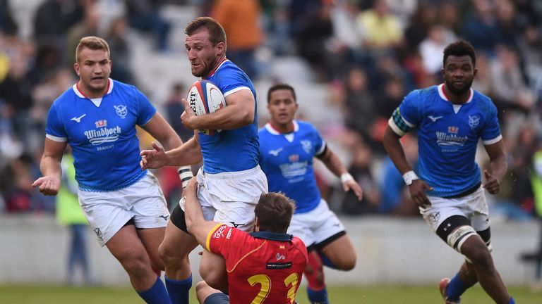 Johann Tromp starts at full-back for Namibia