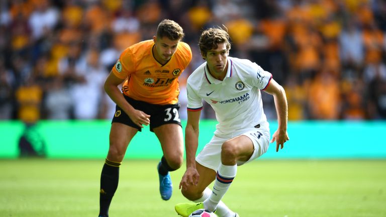 Marcos Alonso says he is happy in England amid Atletico Madrid interest