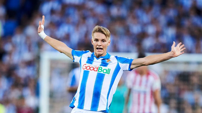 Martin Odegaard joined Real in 2015