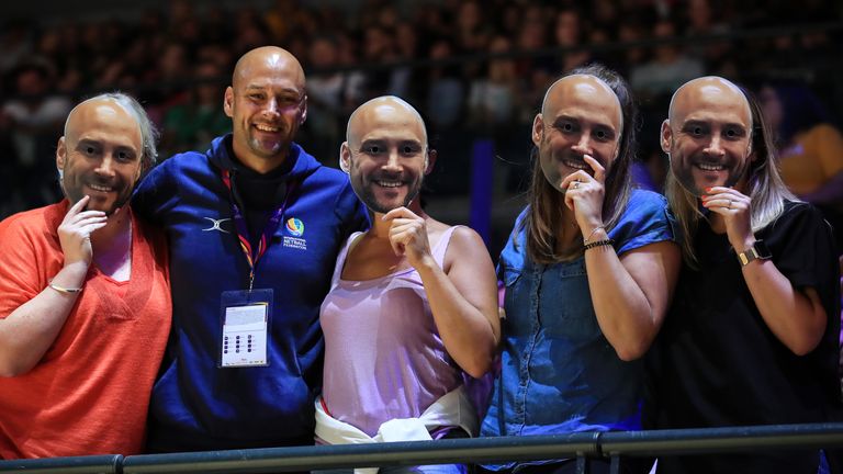 Umpire Gary Burgess has become an inspirational figure in the world of netball
