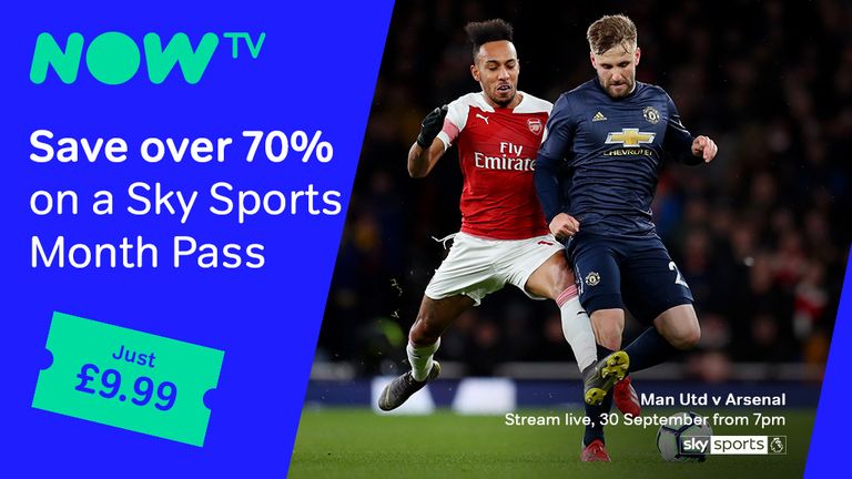 BIG DISCOUNT: A month's Now TV pass for £9.99