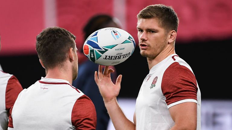 Owen Farrell and George Ford will line up together against Tonga