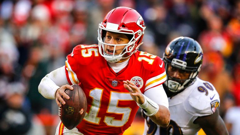 Mahomes, Jackson face off again when Ravens host Chiefs on NBC 'Sunday  Night Football'