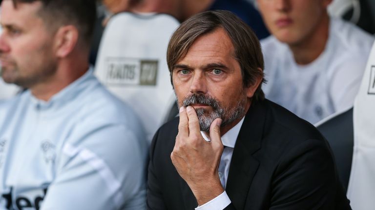 Cocu's Derby are currently 13th in the Championship table