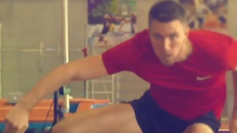 Up close with GB hurdler Andrew Pozzi... ...