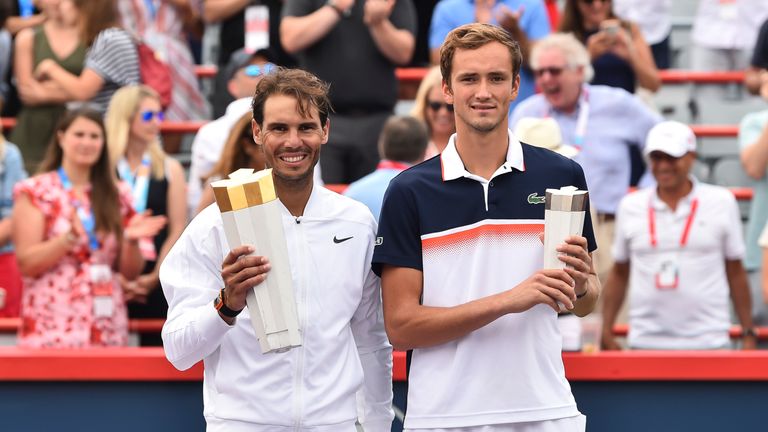 Rafael Nadal derrotó a Daniil Medvedev para ganar el título en Montreal en agosto