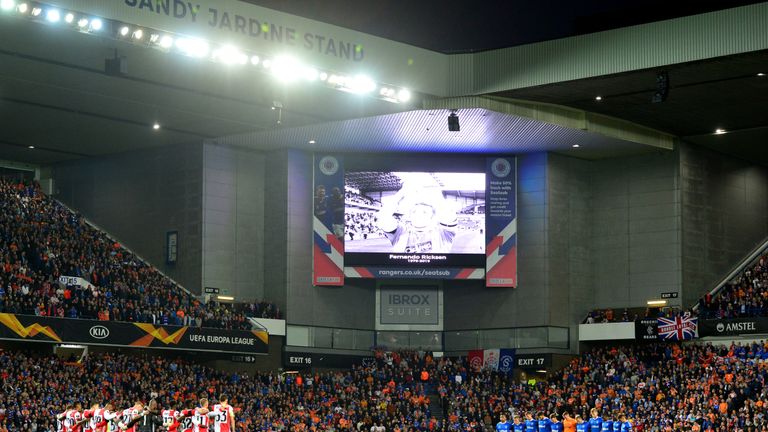 Ibrox remembers Fernando Ricksen