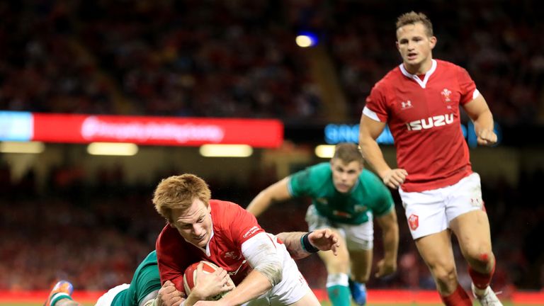 Wales are easing Rhys Patchell back into training