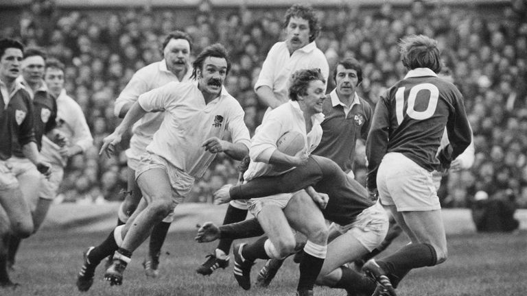 Roger Uttley from Gosforth RFC is the fifth member of the 1979 North of England pack