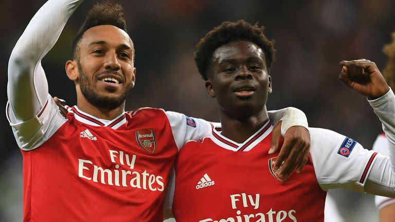 Bukayo Saka inspired Arsenal to victory in Frankfurt