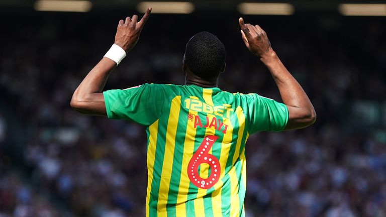 Semi Ajayi scored the late equaliser for West Brom