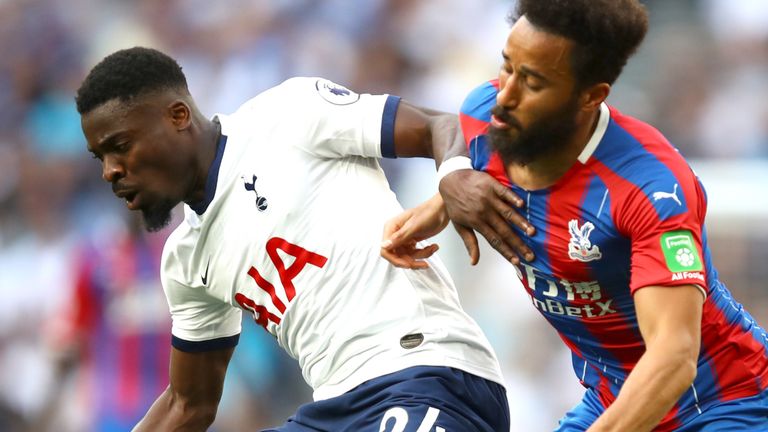 Serge Aurier was in inspired form against Crystal Palace on Saturday