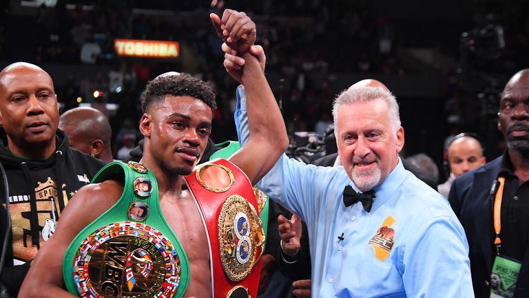 Spence has the IBF and WBC belts