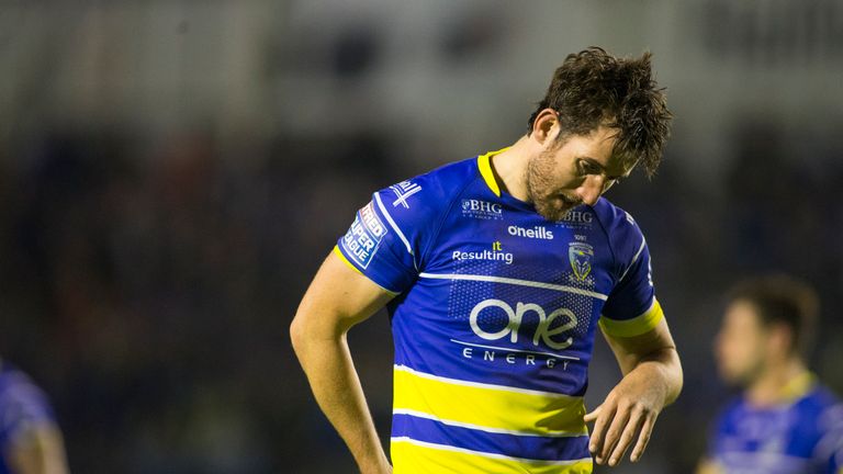 Warrington's Stefan Ratchford saw two penalty attempts go off target