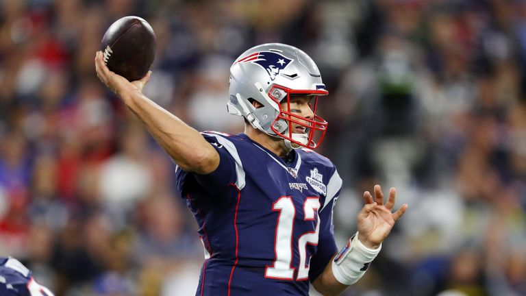 Tom Brady hit 24 of his 36 passes in the defending champions' season opener