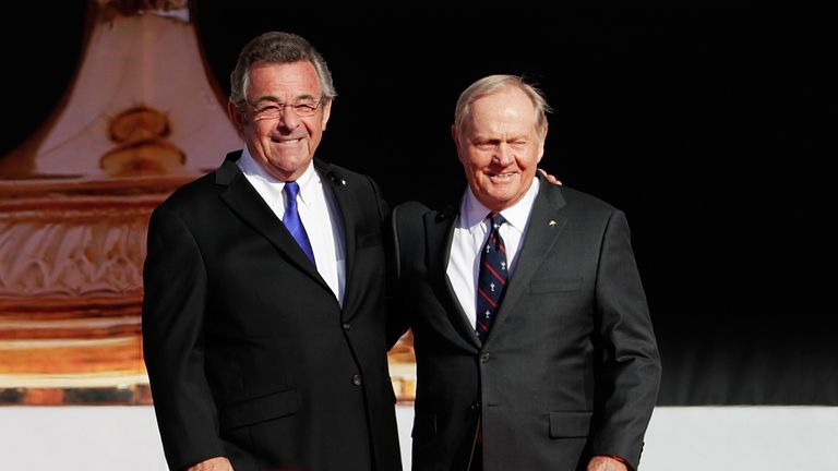 Tony Jacklin and Jack Nicklaus were two of the most notable figures in Ryder Cup history