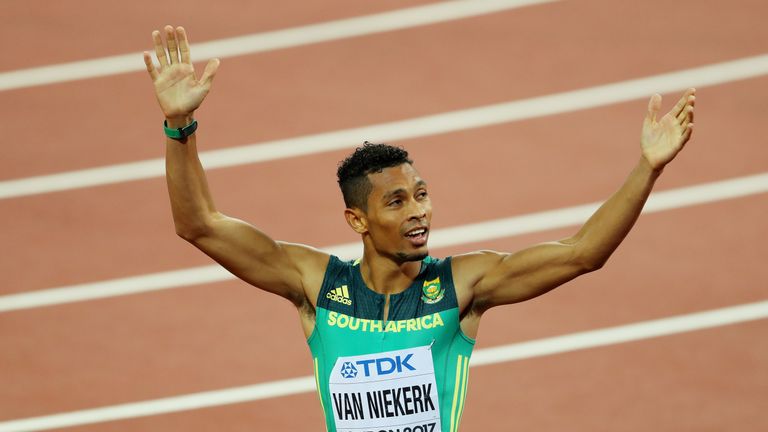 Wayde van Niekerk has not recovered from a knee injury