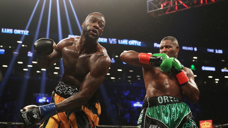 Ortiz le dio a Wilder grandes problemas