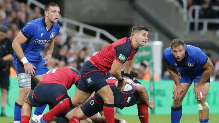 Scrum-half Ben Youngs scored the all important opening try from a metre out in the second half