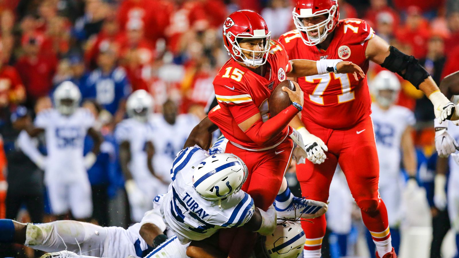 Colts shut down Mahomes, Chiefs offense in 19-13 victory