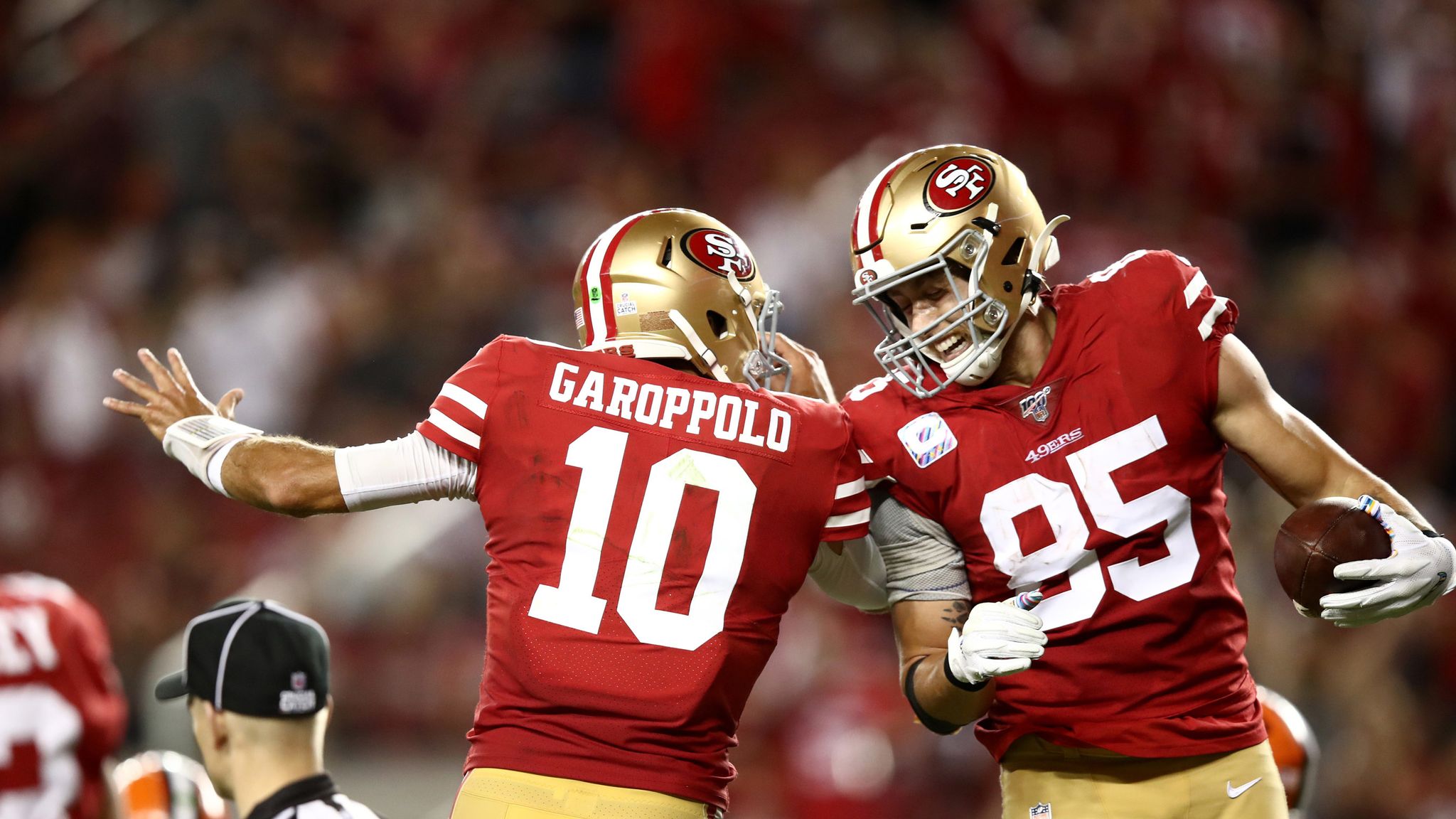 49ers make statement, beat Browns 31-3 on Monday Night Football