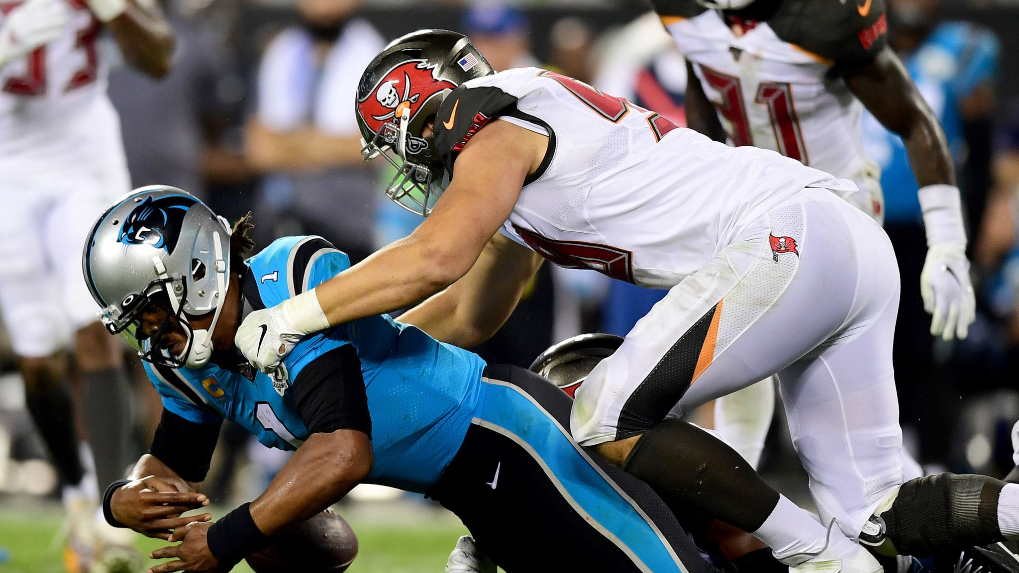 Tampa Bay Buccaneers give up seven turnovers as they go down to Carolina  Panthers in NFL London