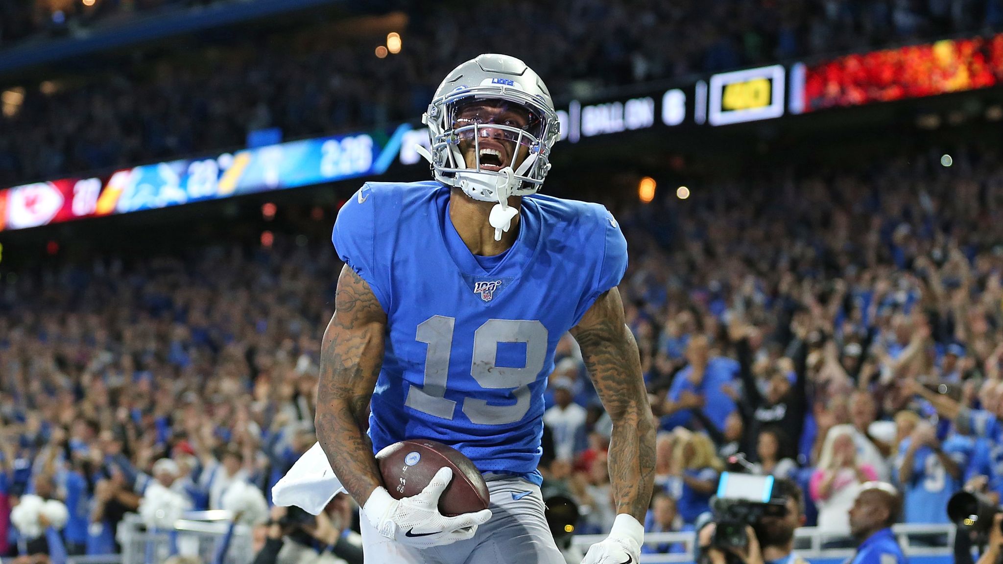 Download Kenny Golladay American Blue Jersey Wallpaper