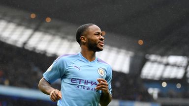 Raheem Sterling was the man of the match for Man City against Aston Villa