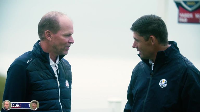As part of the One Year To Go celebrations in Wisconsin, Ryder Cup captains Padraig Harrington and Steve Stricker went head-to-head in a special edition of the 14-club challenge