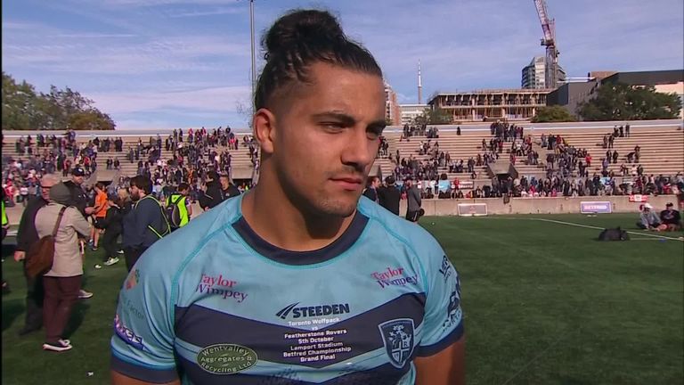 Ashton Golding reflects on Featherstone's Million Pound Game defeat away to Toronto