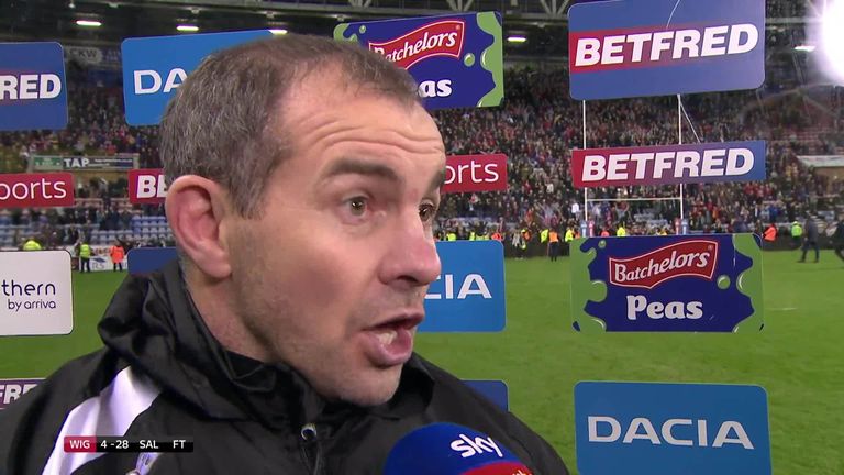 Salford head coach Ian Watson hailed his players as they reached the Super League Grand Final for the first time