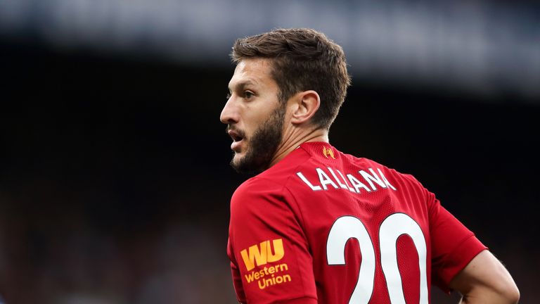 Adam Lallana se ha limitado a 11 apariciones este término en todas las competiciones