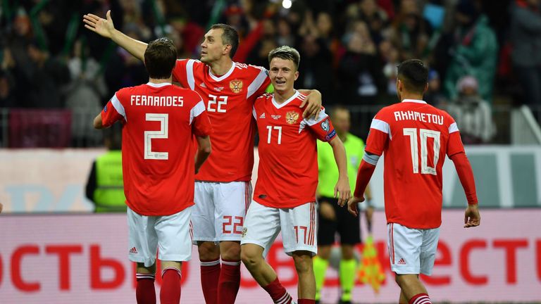 Russia hit four against Scotland - and struck five against Cyprus