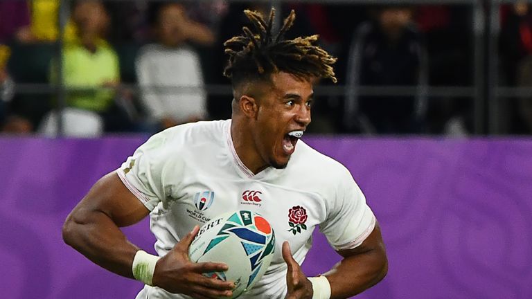 Anthony Watson scored England's fourth and final try to cap off an eye-catching victory