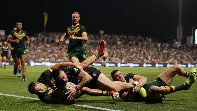 Charnze Nicoll-Klokstad's unconverted try was only a consolation for New Zealand