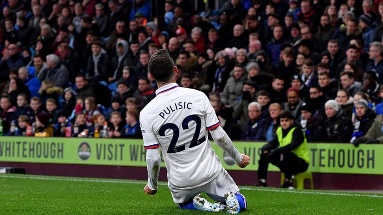 Pulisic celebrates scoring his opener