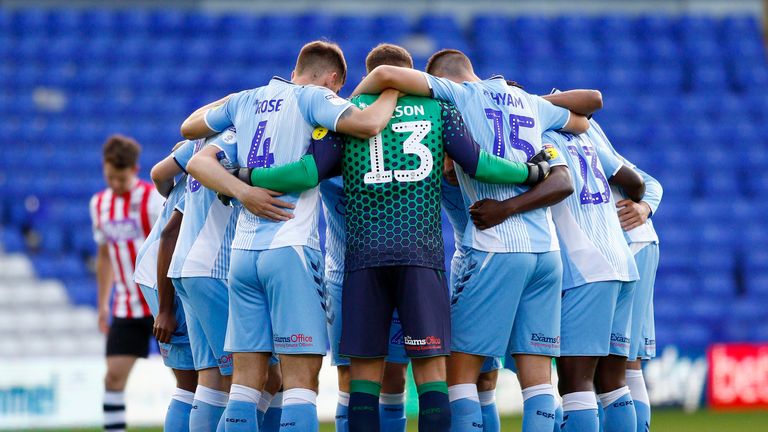 Coventry are currently fifth in League One