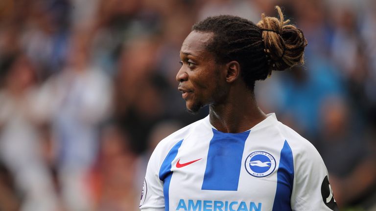Gaetan Bong was allegedly abused during Brighton's clash with Burnley in February