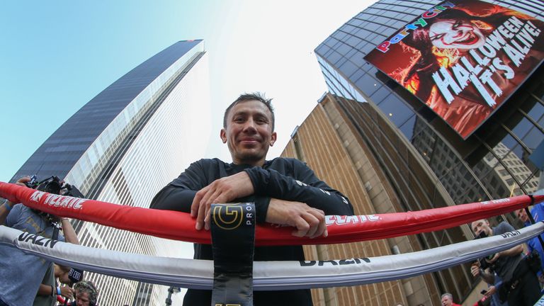 Golovkin fights at New York's Madison Square Garden this weekend