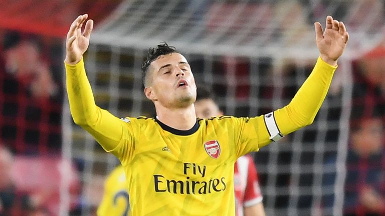 Granit Xhaka accused Patrice Evra of "speaking too much"
