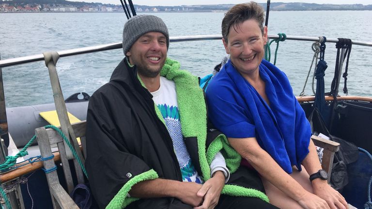 The companionship Hunter and Vicki quickly found would prove crucial on each of their Channel swims